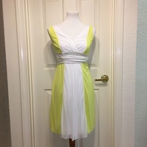 🚨 gave away 🚨☕️ Yellow and White Spring Dress
